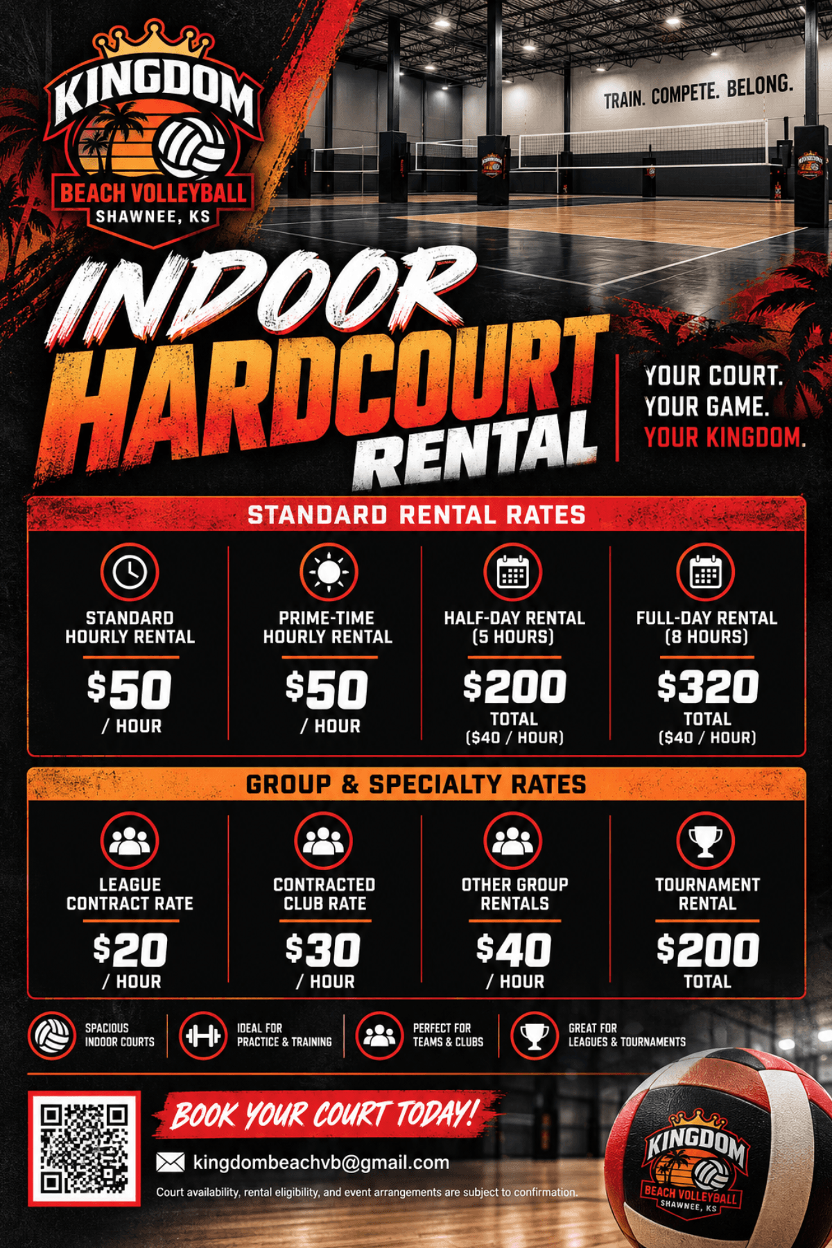 Indoor Hard Court Reservation